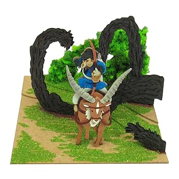 もののけ姫 サン・アシタカ　60枚限定スタジオジブリシルクスクリーンプリント スタジオジブリmini もののけ姫 モロとアシタカ みにちゅあーと